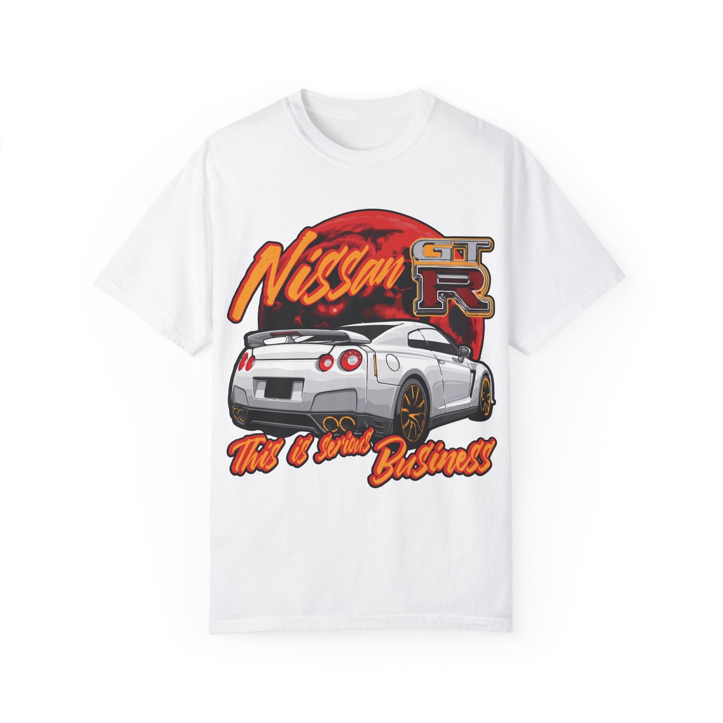 ${Nissan GT-R Unisex (Garment-Dyed T-Shirt)} ${Legendary cars Nissan GT-R Unisex (Garment-Dyed T-Shirt)} ${xadaprints.com} ${XADA PRINTS}