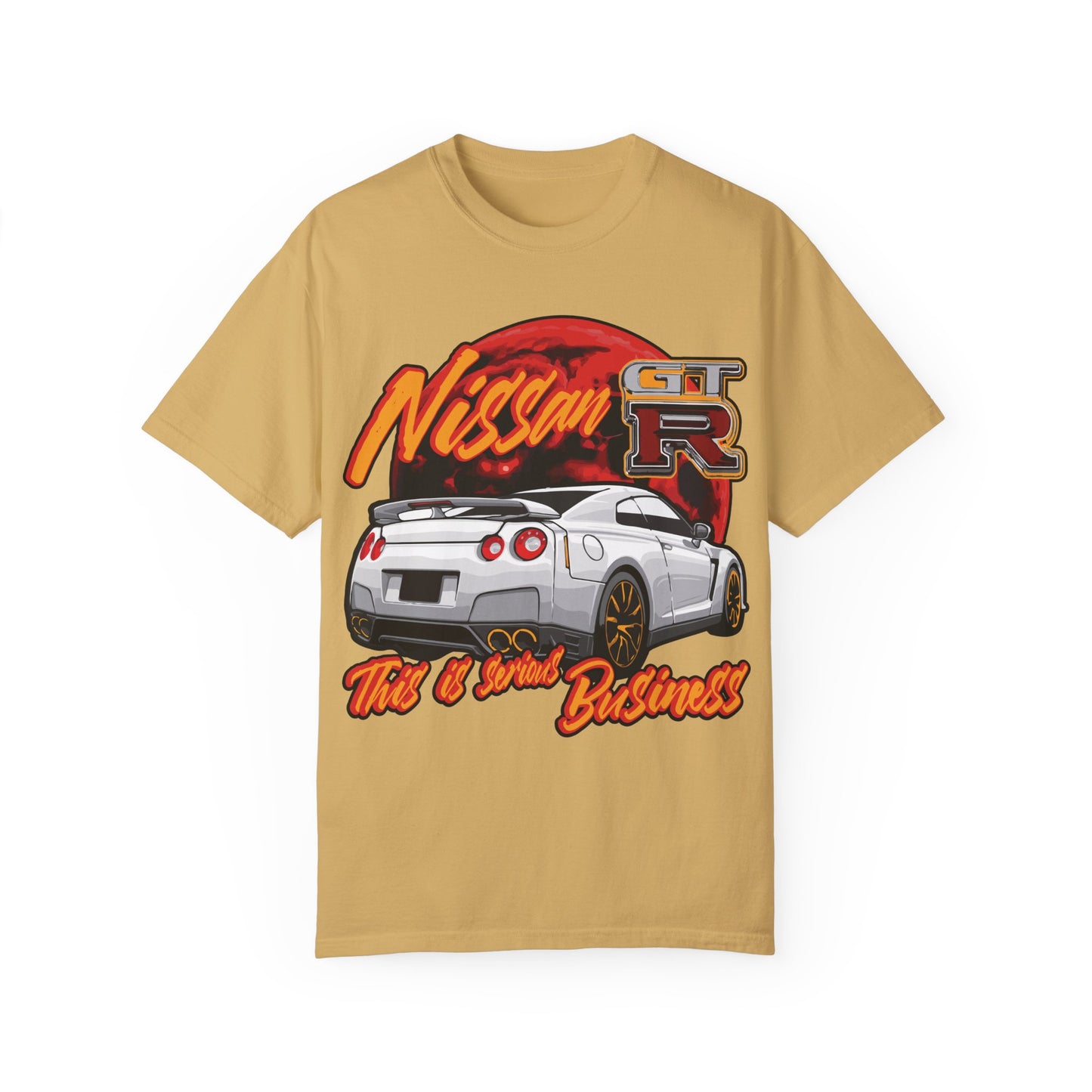 ${Nissan GT-R Unisex (Garment-Dyed T-Shirt)} ${Legendary cars Nissan GT-R Unisex (Garment-Dyed T-Shirt)} ${xadaprints.com} ${XADA PRINTS}