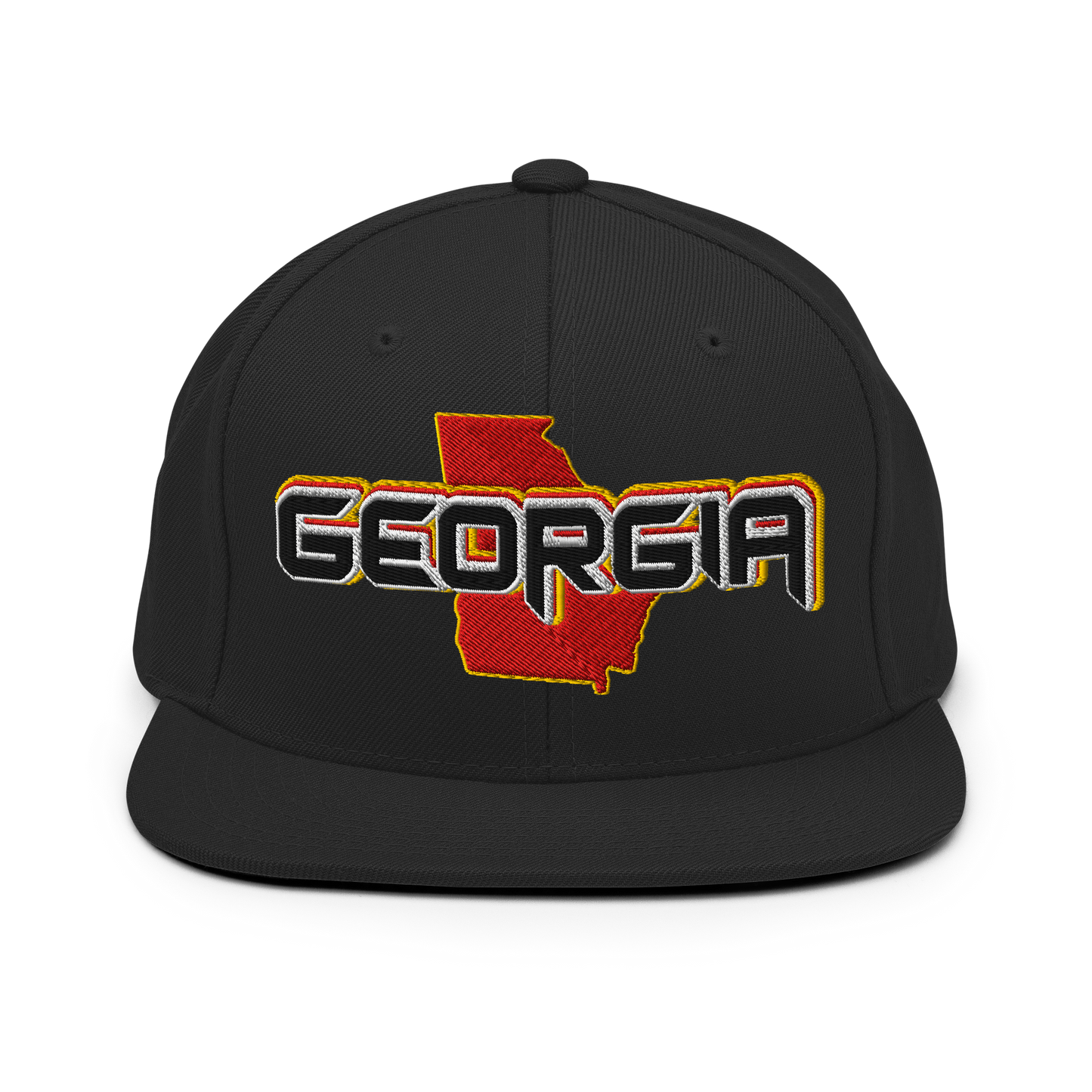 ${Georgia Baseball Cap} ${Cap with Georgia State map and Georgia name on it.} ${xadaprints.com} ${XADA PRINTS}
