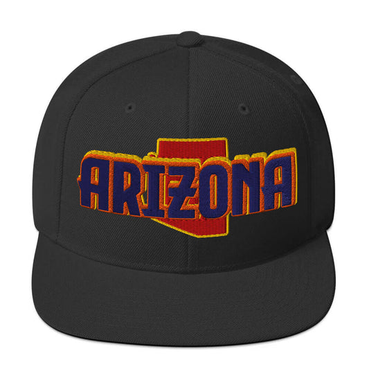${Arizona Baseball Cap} ${Cap with Arizona State map and Arizona name on it.} ${xadaprints.com} ${XADA PRINTS}
