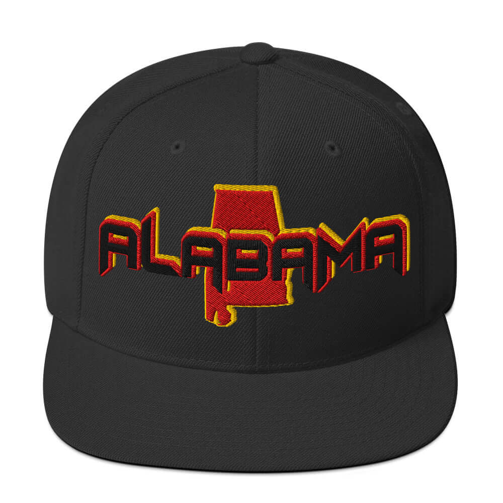 ${Alabama Baseball Cap} ${Cap with Alabama State map and Alabama name on it.} ${xadaprints.com} ${XADA PRINTS}
