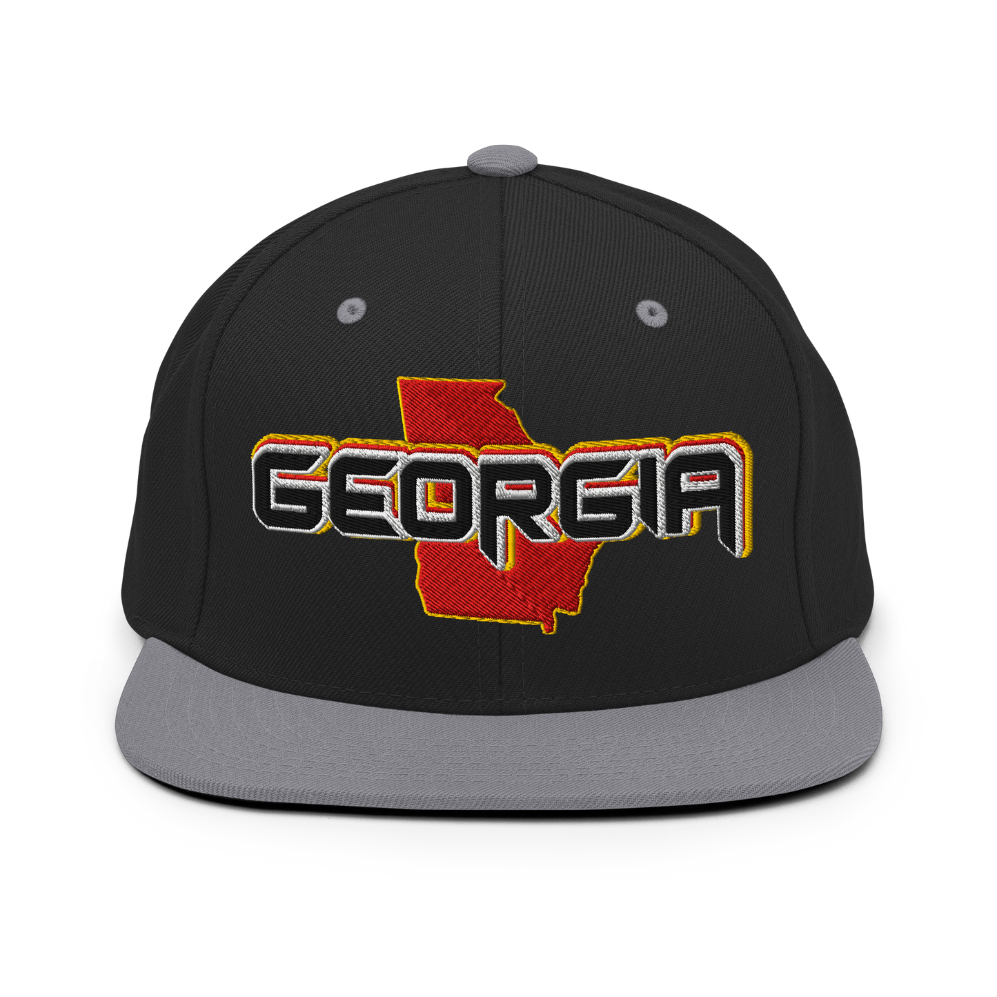 ${Georgia Baseball Cap} ${Cap with Georgia State map and Georgia name on it.} ${xadaprints.com} ${XADA PRINTS}