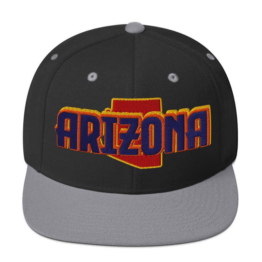${Arizona Baseball Cap} ${Cap with Arizona State map and Arizona name on it.} ${xadaprints.com} ${XADA PRINTS}