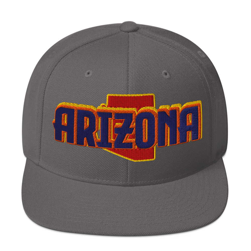 ${Arizona Baseball Cap} ${Cap with Arizona State map and Arizona name on it.} ${xadaprints.com} ${XADA PRINTS}