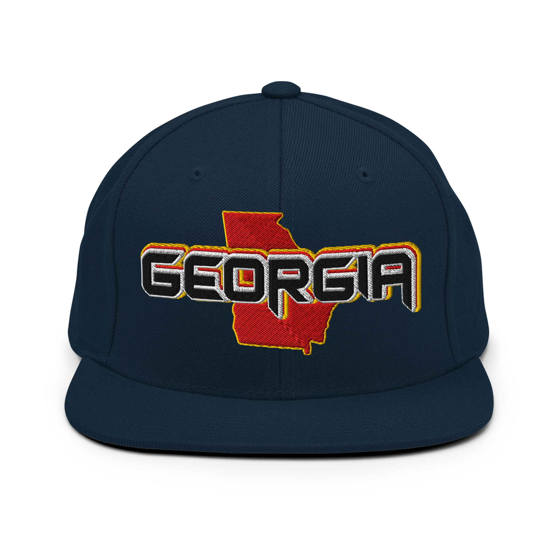 ${Georgia Baseball Cap} ${Cap with Georgia State map and Georgia name on it.} ${xadaprints.com} ${XADA PRINTS}
