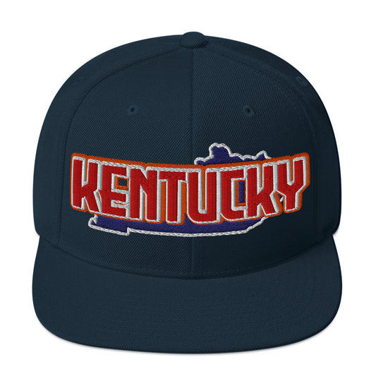 ${Kentucky Baseball Cap} ${Cap with Kentucky State map and Kentucky name on it.} ${xadaprints.com} ${XADA PRINTS}