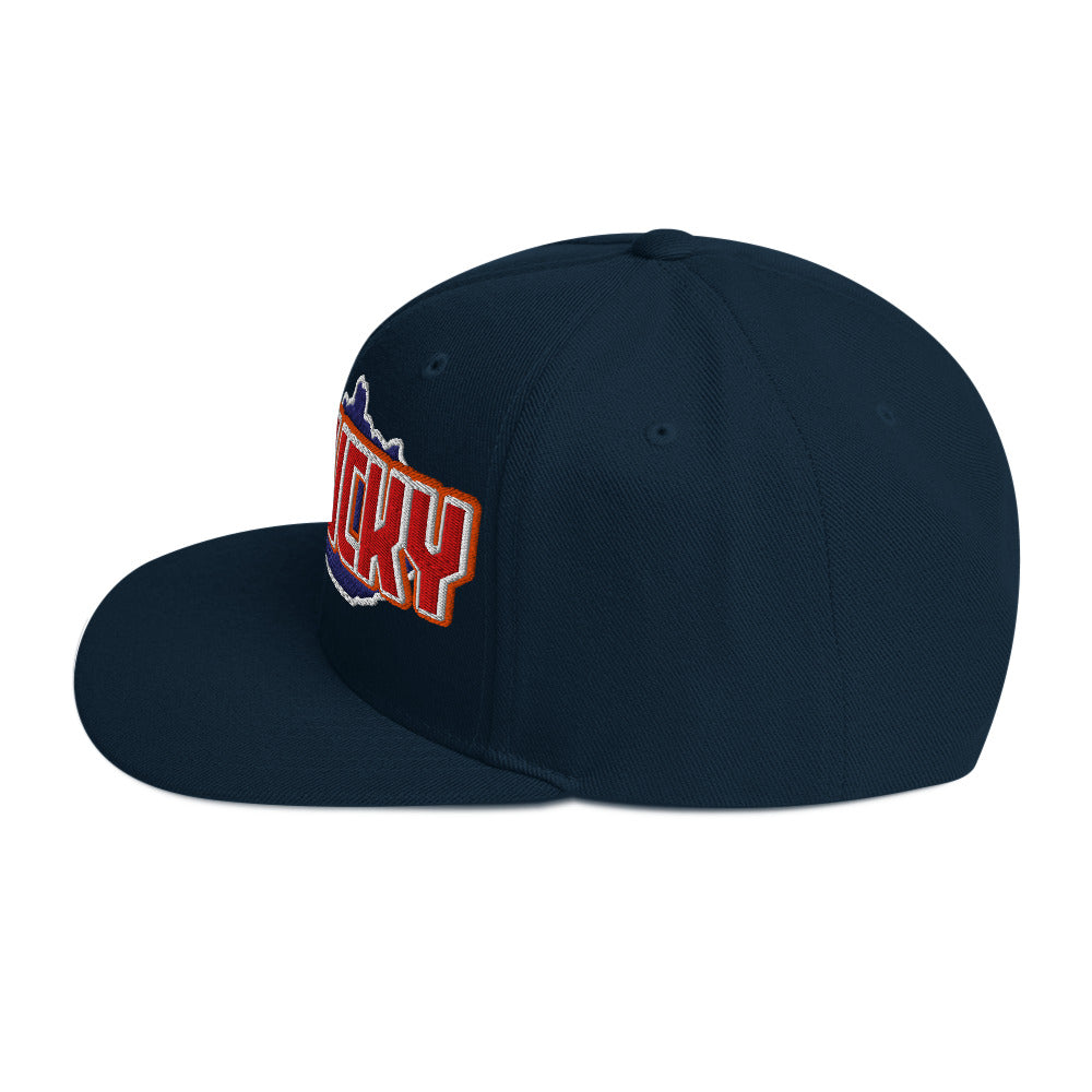 ${Kentucky Baseball Cap} ${Cap with Kentucky State map and Kentucky name on it.} ${xadaprints.com} ${XADA PRINTS}