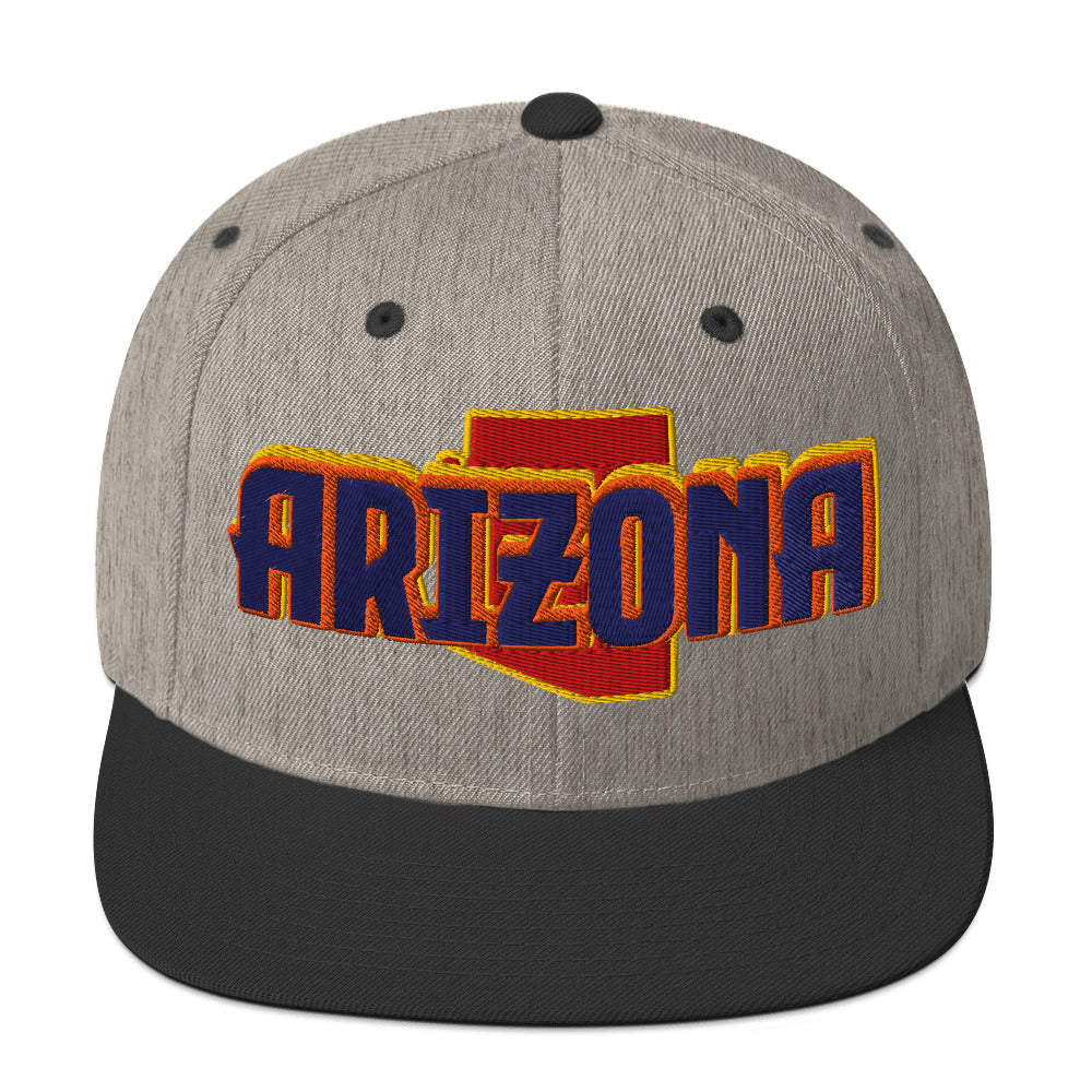 ${Arizona Baseball Cap} ${Cap with Arizona State map and Arizona name on it.} ${xadaprints.com} ${XADA PRINTS}