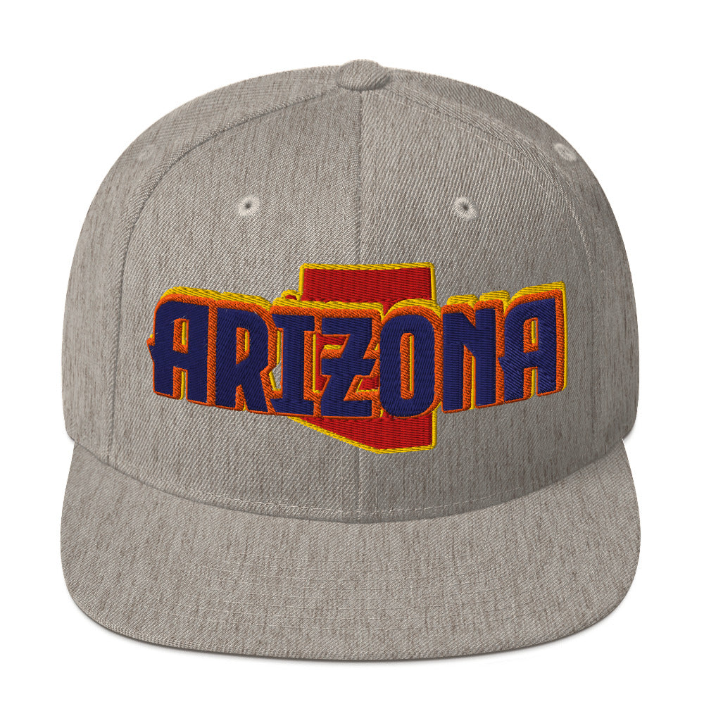 ${Arizona Baseball Cap} ${Cap with Arizona State map and Arizona name on it.} ${xadaprints.com} ${XADA PRINTS}