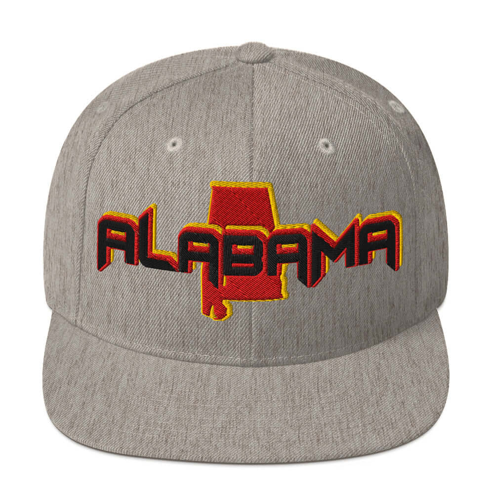 ${Alabama Baseball Cap} ${Cap with Alabama State map and Alabama name on it.} ${xadaprints.com} ${XADA PRINTS}