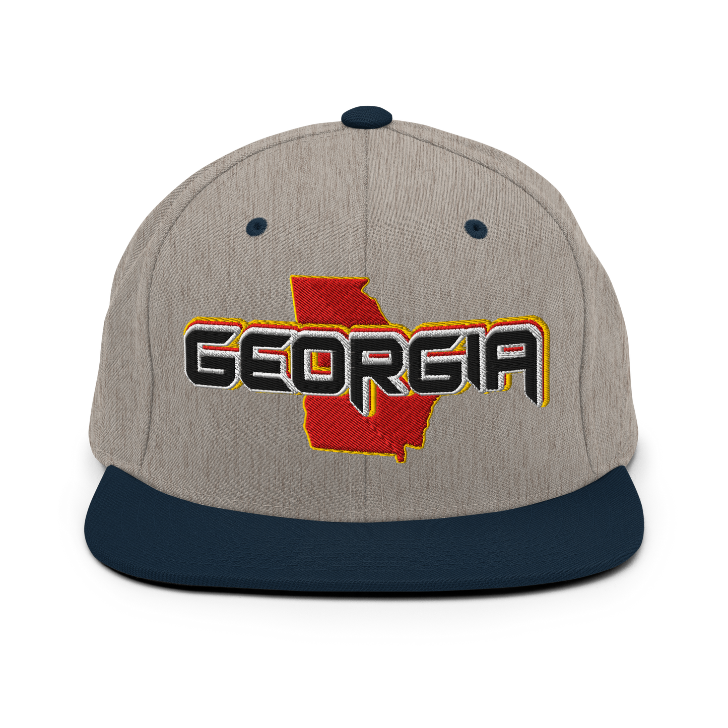 ${Georgia Baseball Cap} ${Cap with Georgia State map and Georgia name on it.} ${xadaprints.com} ${XADA PRINTS}
