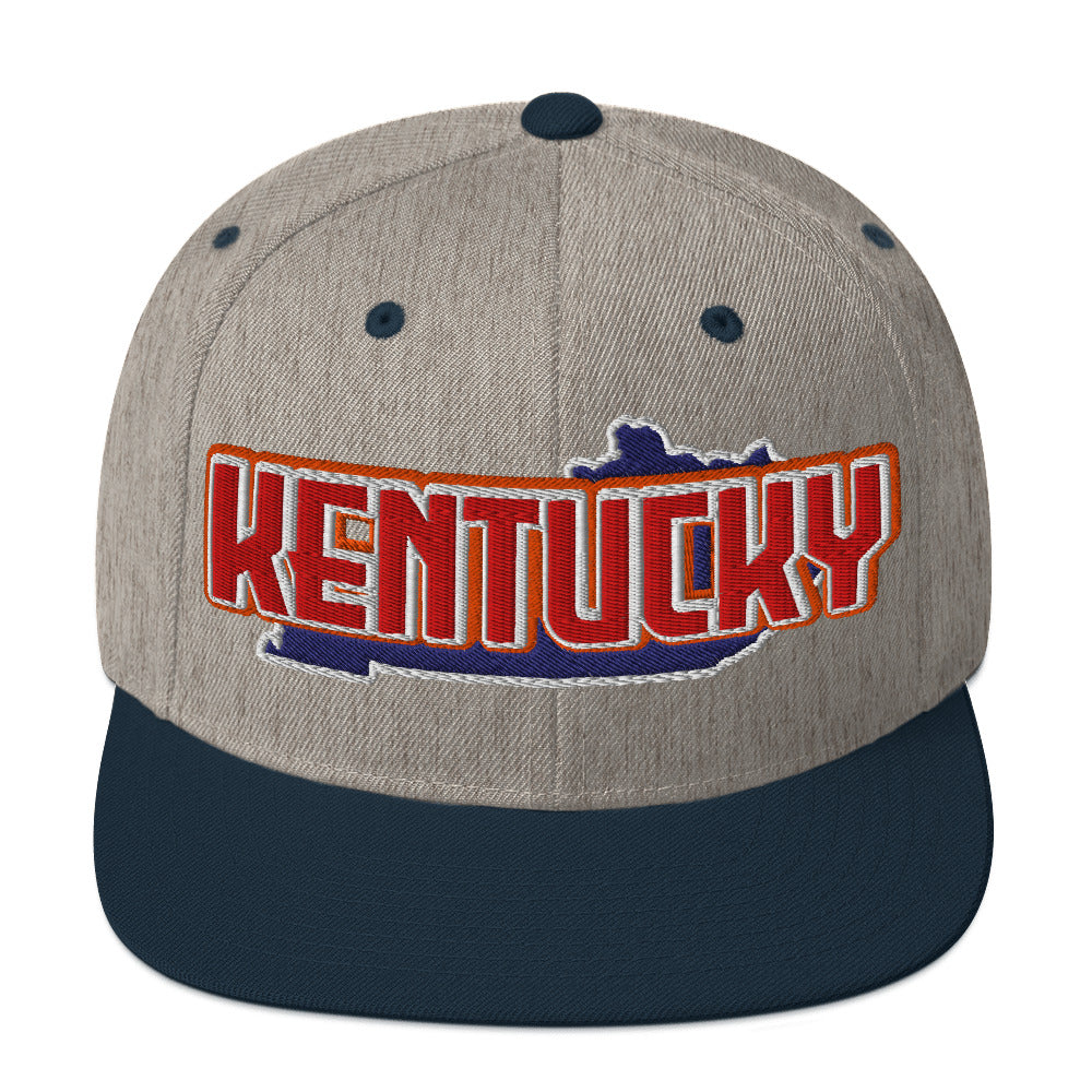 ${Kentucky Baseball Cap} ${Cap with Kentucky State map and Kentucky name on it.} ${xadaprints.com} ${XADA PRINTS}
