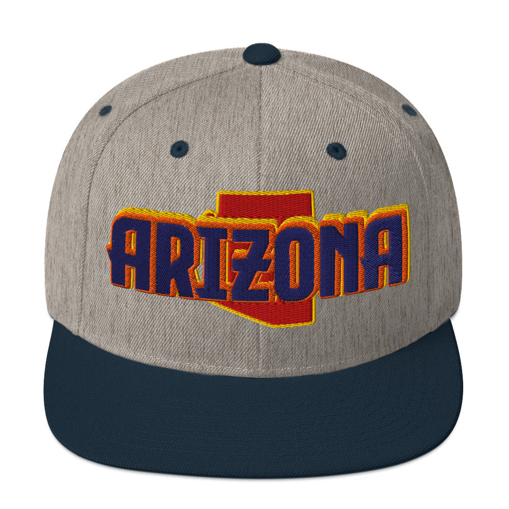 ${Arizona Baseball Cap} ${Cap with Arizona State map and Arizona name on it.} ${xadaprints.com} ${XADA PRINTS}