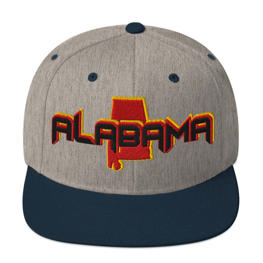 ${Alabama Baseball Cap} ${Cap with Alabama State map and Alabama name on it.} ${xadaprints.com} ${XADA PRINTS}