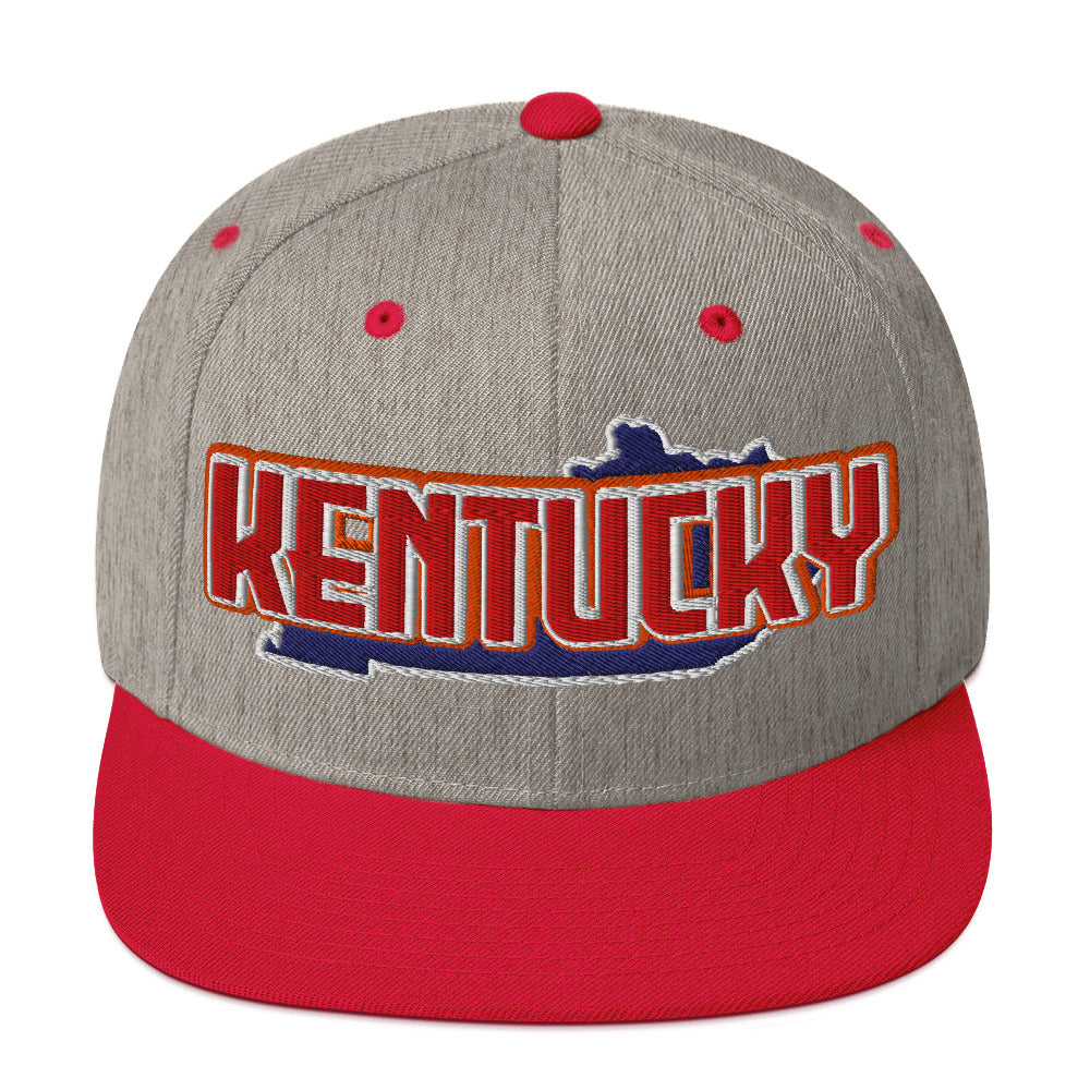 ${Kentucky Baseball Cap} ${Cap with Kentucky State map and Kentucky name on it.} ${xadaprints.com} ${XADA PRINTS}