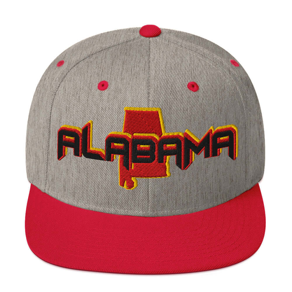 ${Alabama Baseball Cap} ${Cap with Alabama State map and Alabama name on it.} ${xadaprints.com} ${XADA PRINTS}
