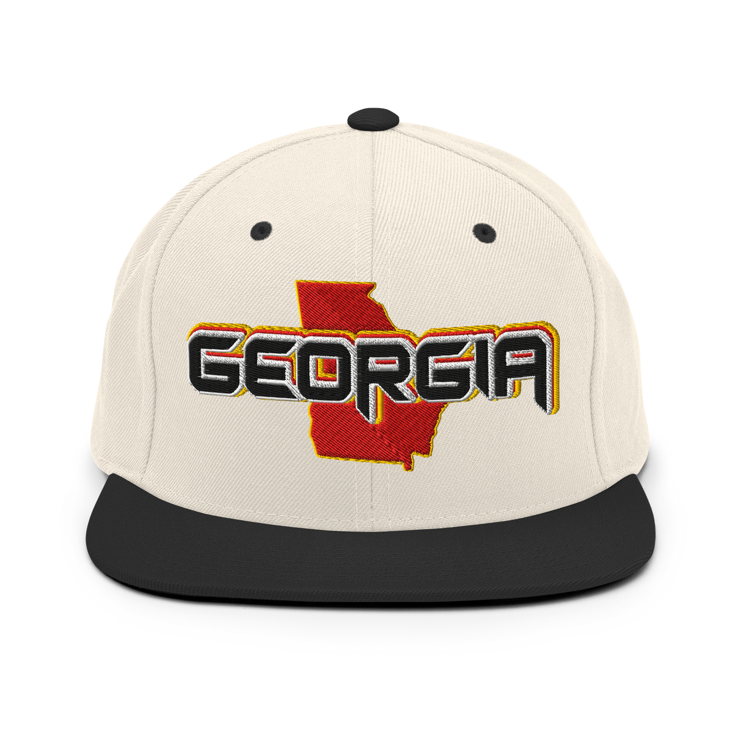 ${Georgia Baseball Cap} ${Cap with Georgia State map and Georgia name on it.} ${xadaprints.com} ${XADA PRINTS}