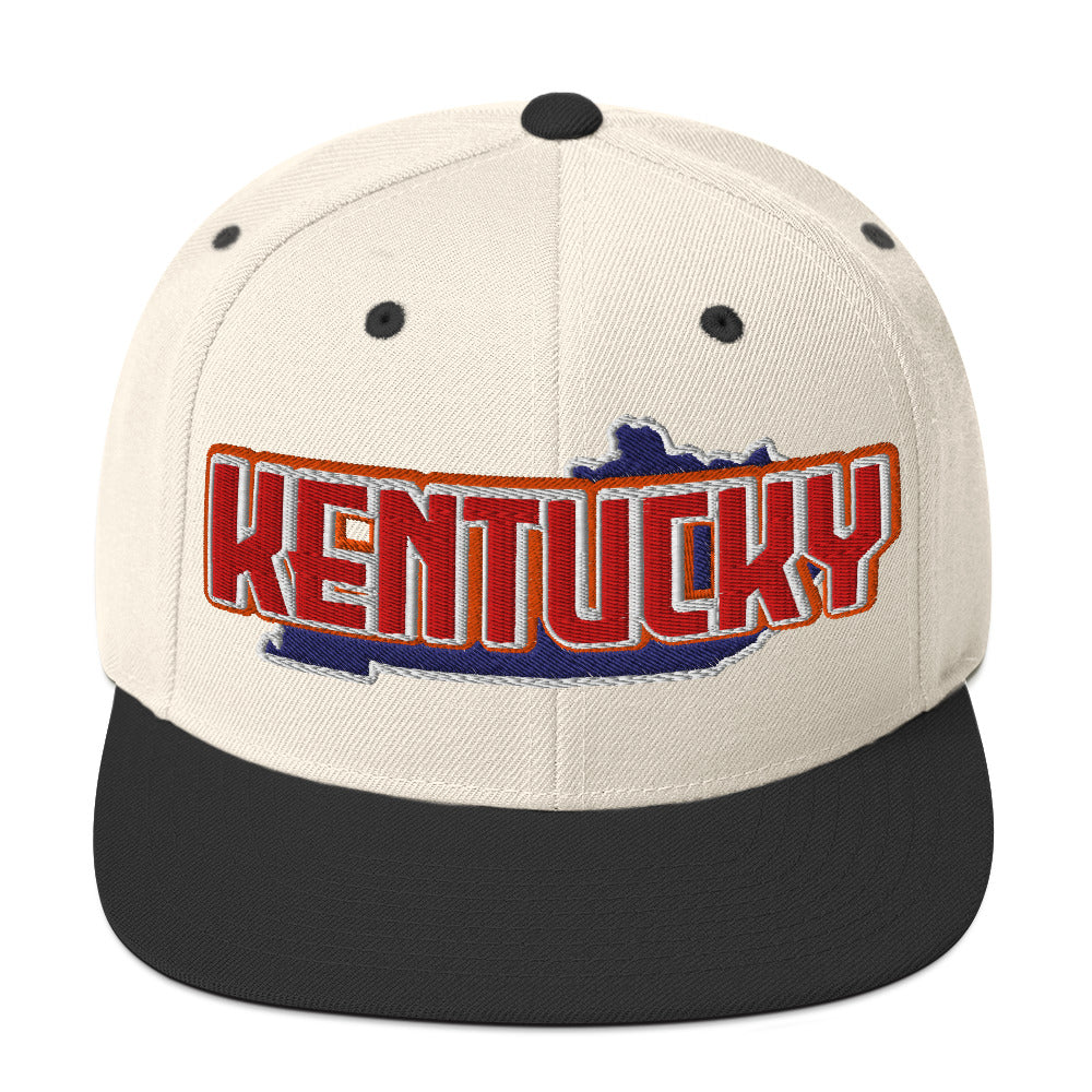 ${Kentucky Baseball Cap} ${Cap with Kentucky State map and Kentucky name on it.} ${xadaprints.com} ${XADA PRINTS}