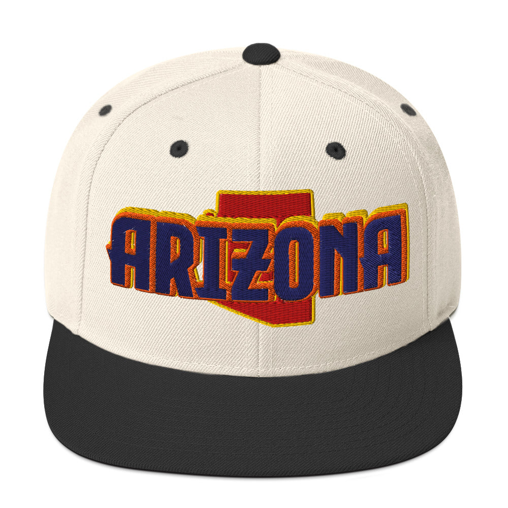 ${Arizona Baseball Cap} ${Cap with Arizona State map and Arizona name on it.} ${xadaprints.com} ${XADA PRINTS}