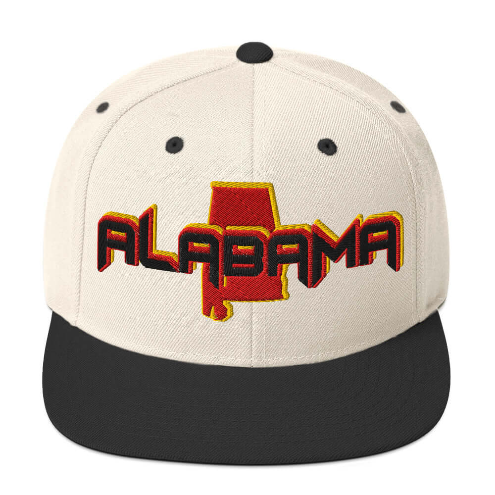 ${Alabama Baseball Cap} ${Cap with Alabama State map and Alabama name on it.} ${xadaprints.com} ${XADA PRINTS}