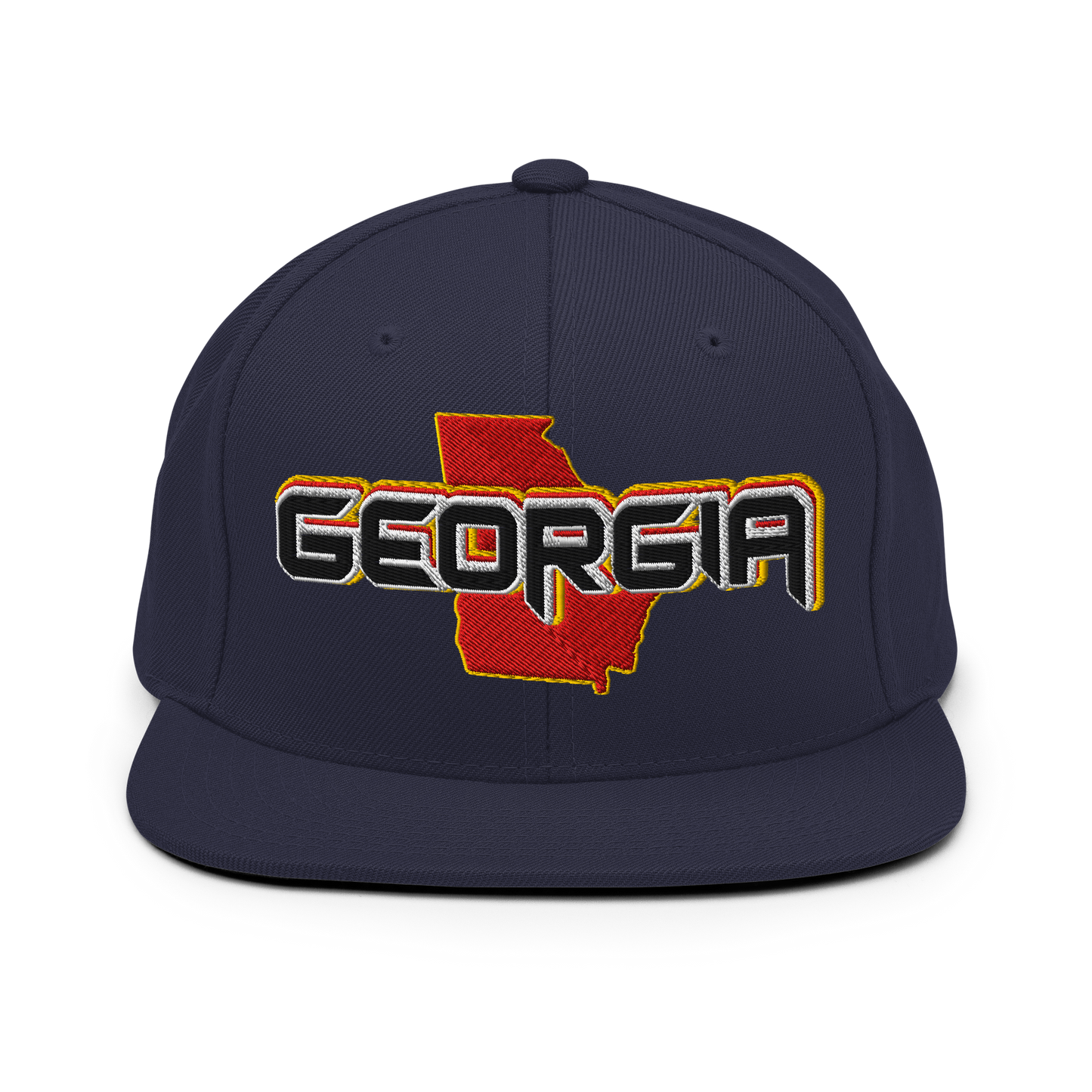 ${Georgia Baseball Cap} ${Cap with Georgia State map and Georgia name on it.} ${xadaprints.com} ${XADA PRINTS}