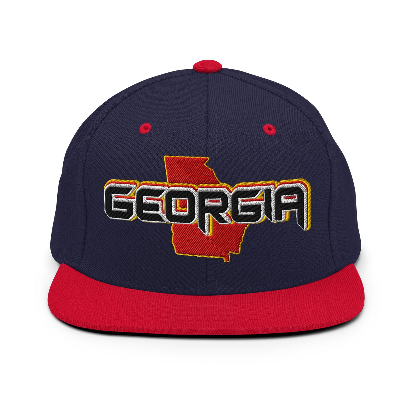 ${Georgia Baseball Cap} ${Cap with Georgia State map and Georgia name on it.} ${xadaprints.com} ${XADA PRINTS}