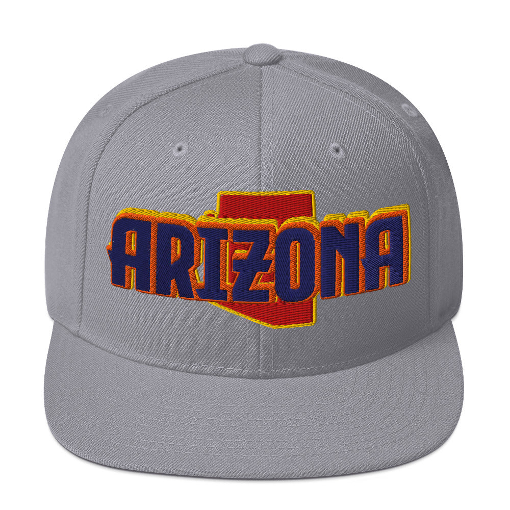 ${Arizona Baseball Cap} ${Cap with Arizona State map and Arizona name on it.} ${xadaprints.com} ${XADA PRINTS}