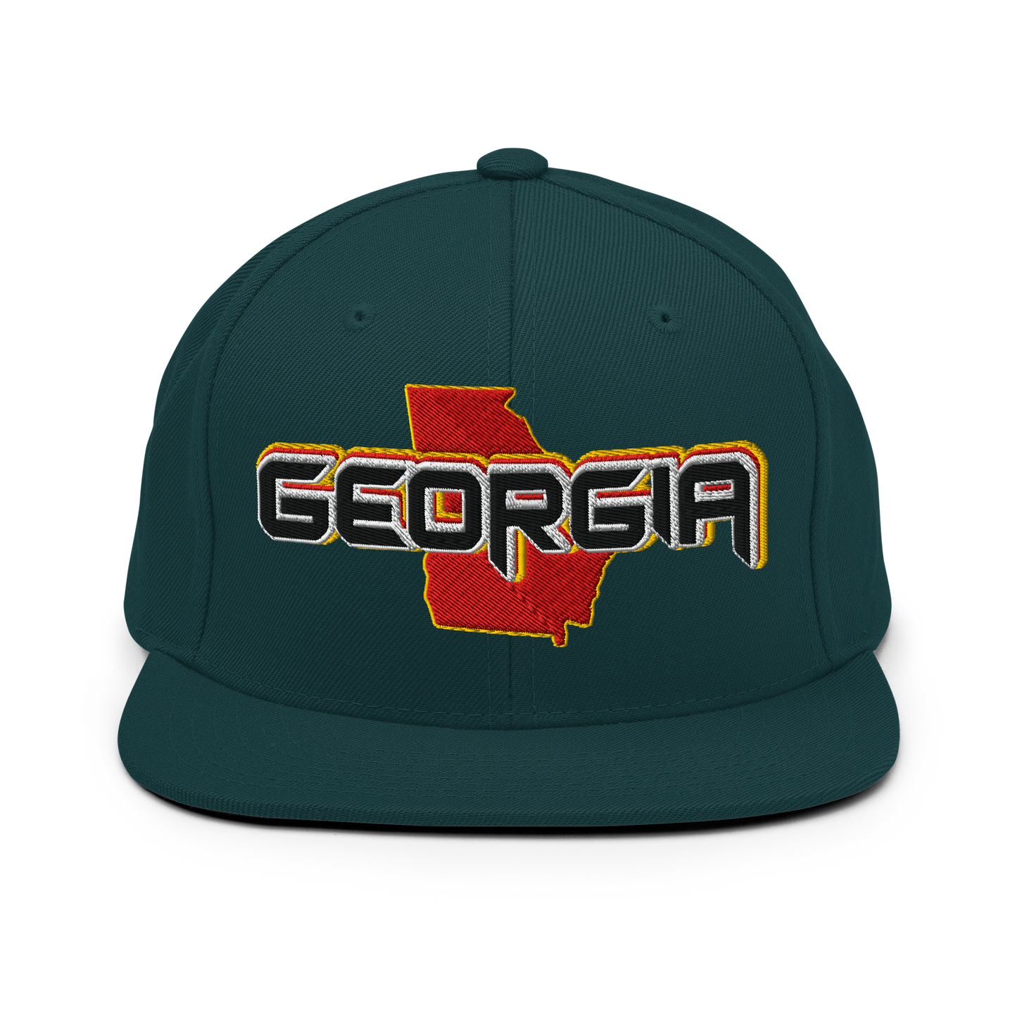 ${Georgia Baseball Cap} ${Cap with Georgia State map and Georgia name on it.} ${xadaprints.com} ${XADA PRINTS}