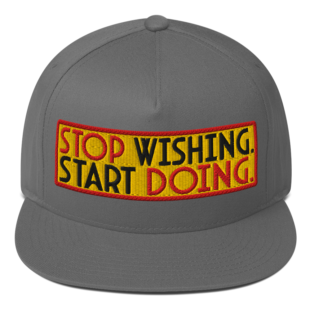 ${Inspirational quotes Flat Bill Cap} ${Inspirational quotes Flat Bill Cap (3D Puff Embroidery)} ${xadaprints.com} ${XADA PRINTS}