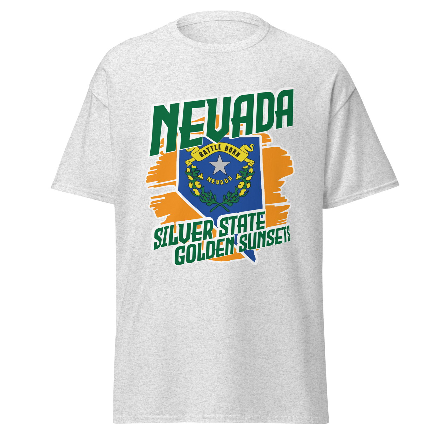 ${Nevada State - Unisex t-shirt} ${USA Love Nevada State Unisex t-shirt} ${xadaprints.com} ${XADA PRINTS}