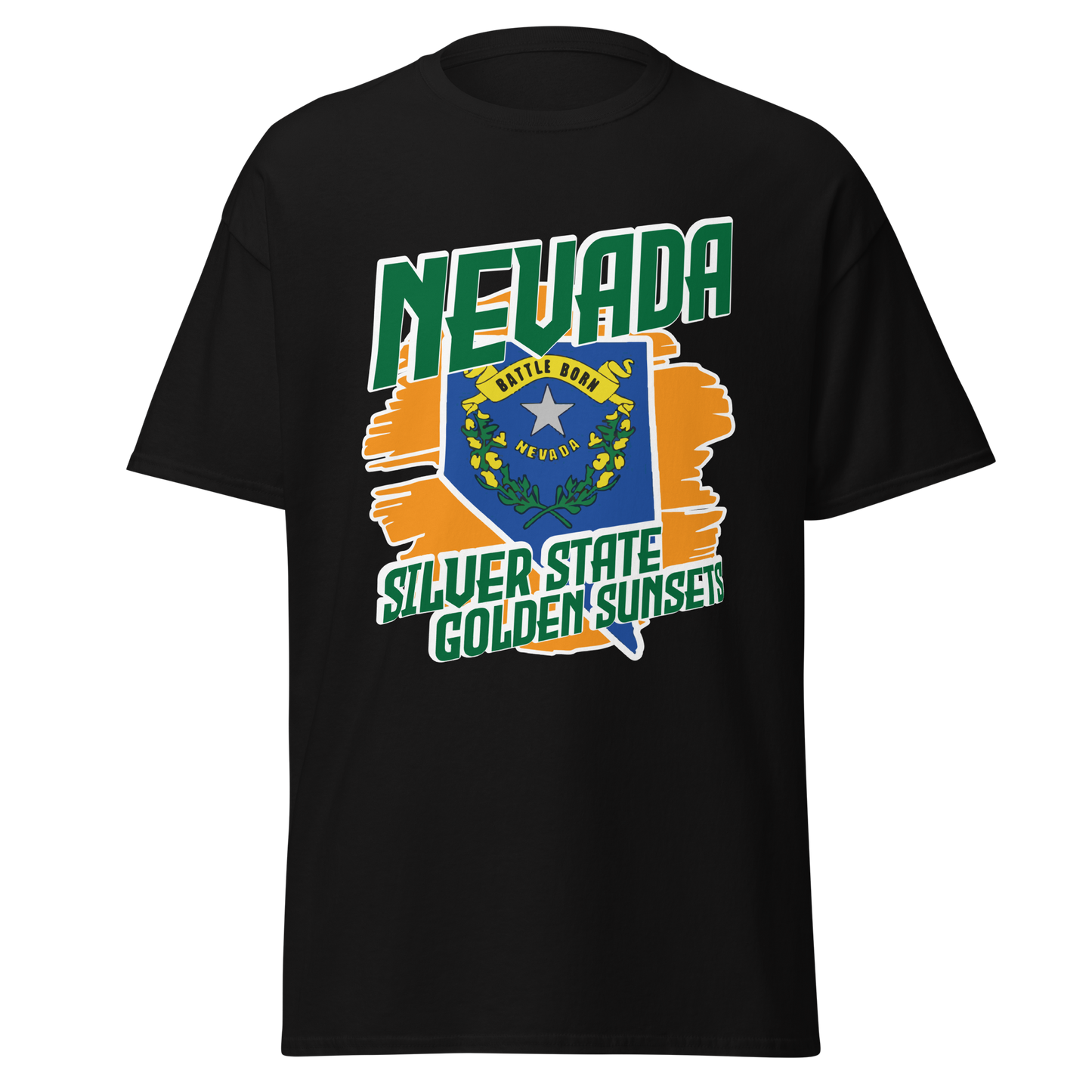${Nevada State - Unisex t-shirt} ${USA Love Nevada State Unisex t-shirt} ${xadaprints.com} ${XADA PRINTS}