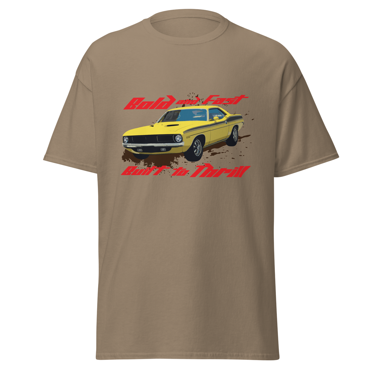 ${Plymouth Cuda Unisex t-shirt} ${Muscle Car Plymouth Cuda Unisex t-shirt} ${xadaprints.com} ${XADA PRINTS}