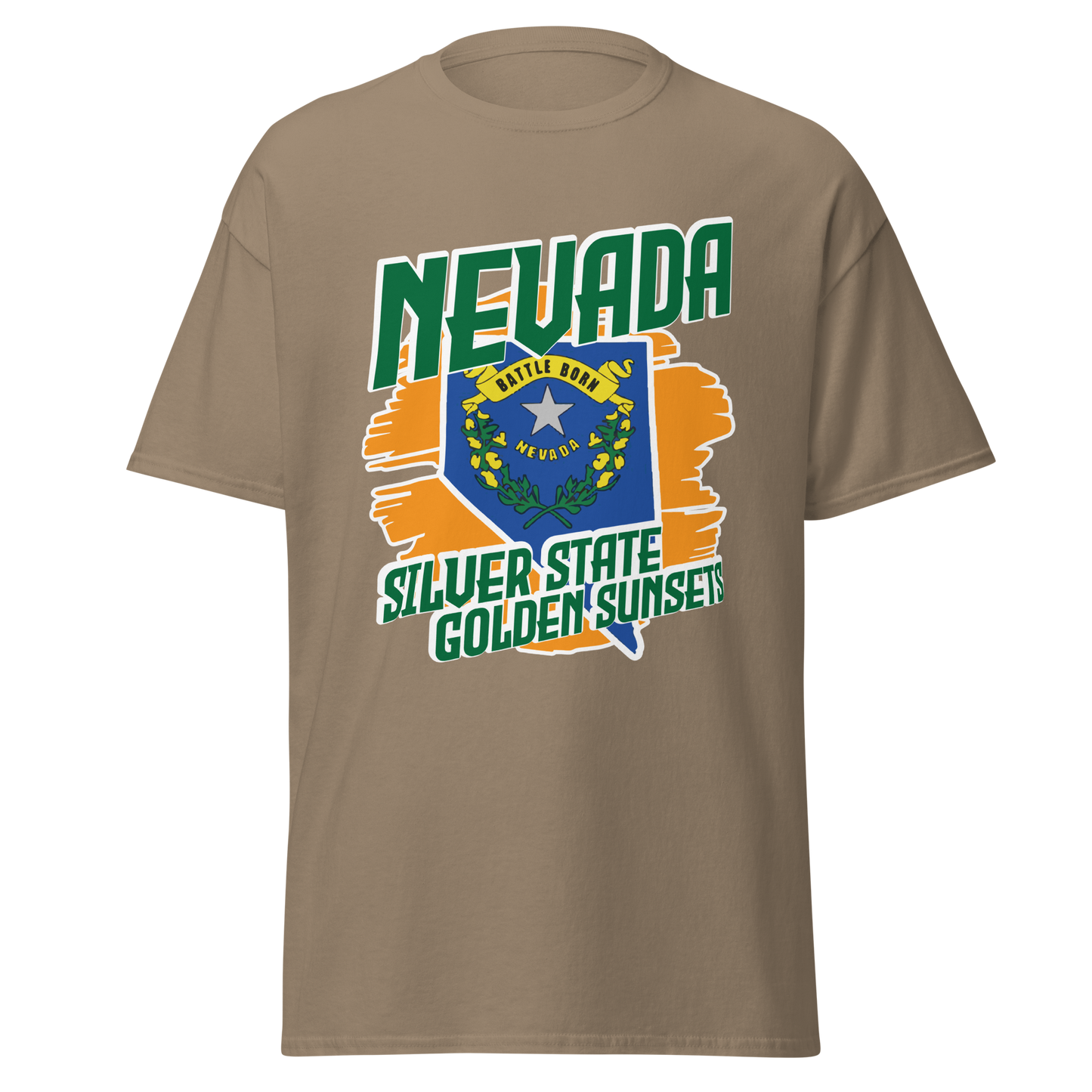 ${Nevada State - Unisex t-shirt} ${USA Love Nevada State Unisex t-shirt} ${xadaprints.com} ${XADA PRINTS}