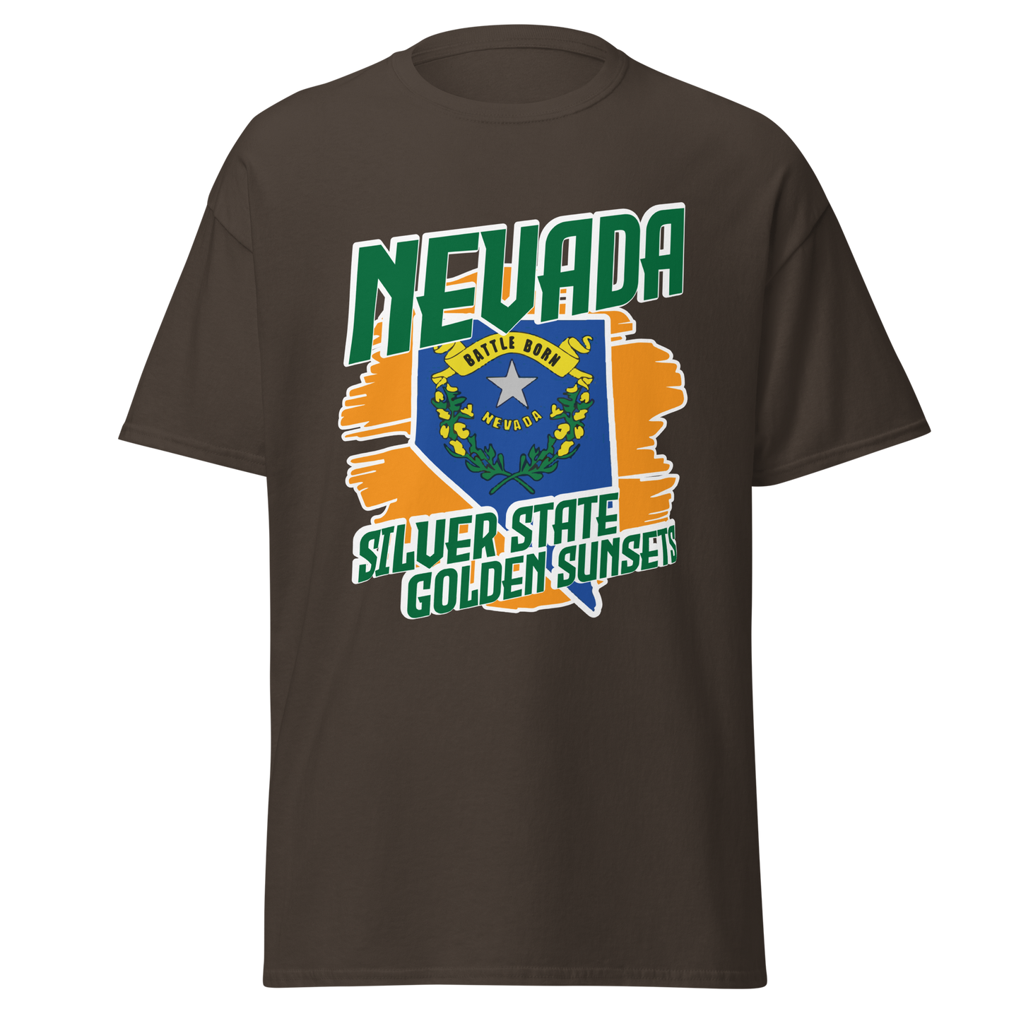 ${Nevada State - Unisex t-shirt} ${USA Love Nevada State Unisex t-shirt} ${xadaprints.com} ${XADA PRINTS}