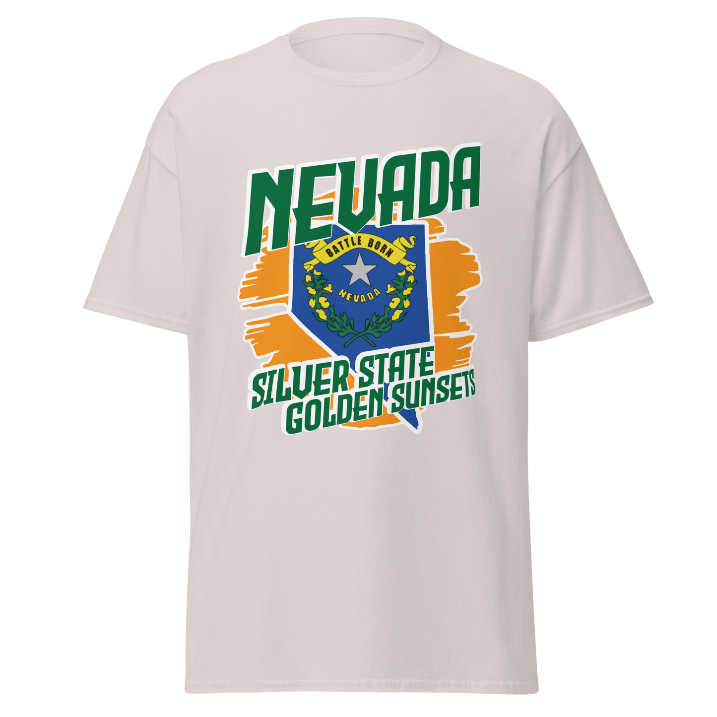 ${Nevada State - Unisex t-shirt} ${USA Love Nevada State Unisex t-shirt} ${xadaprints.com} ${XADA PRINTS}