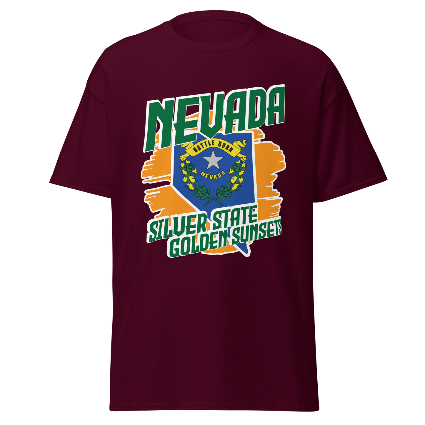 ${Nevada State - Unisex t-shirt} ${USA Love Nevada State Unisex t-shirt} ${xadaprints.com} ${XADA PRINTS}