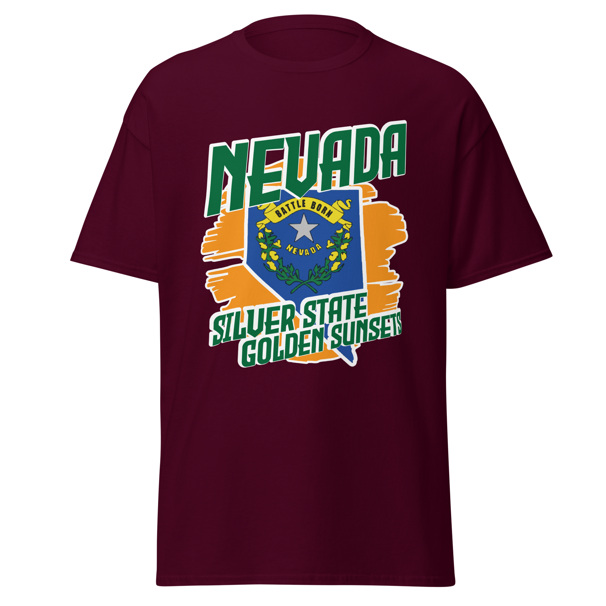 ${Nevada State - Unisex t-shirt} ${USA Love Nevada State Unisex t-shirt} ${xadaprints.com} ${XADA PRINTS}