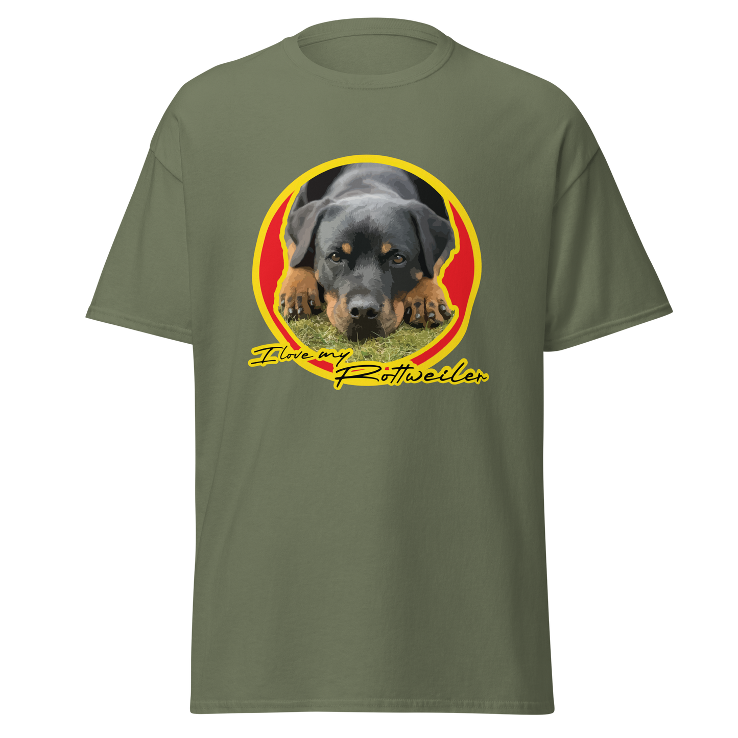 ${Rottweiler Unisex t-shirt} ${Pet Lovers Rottweiler Unisex t-shirt} ${xadaprints.com} ${XADA PRINTS}