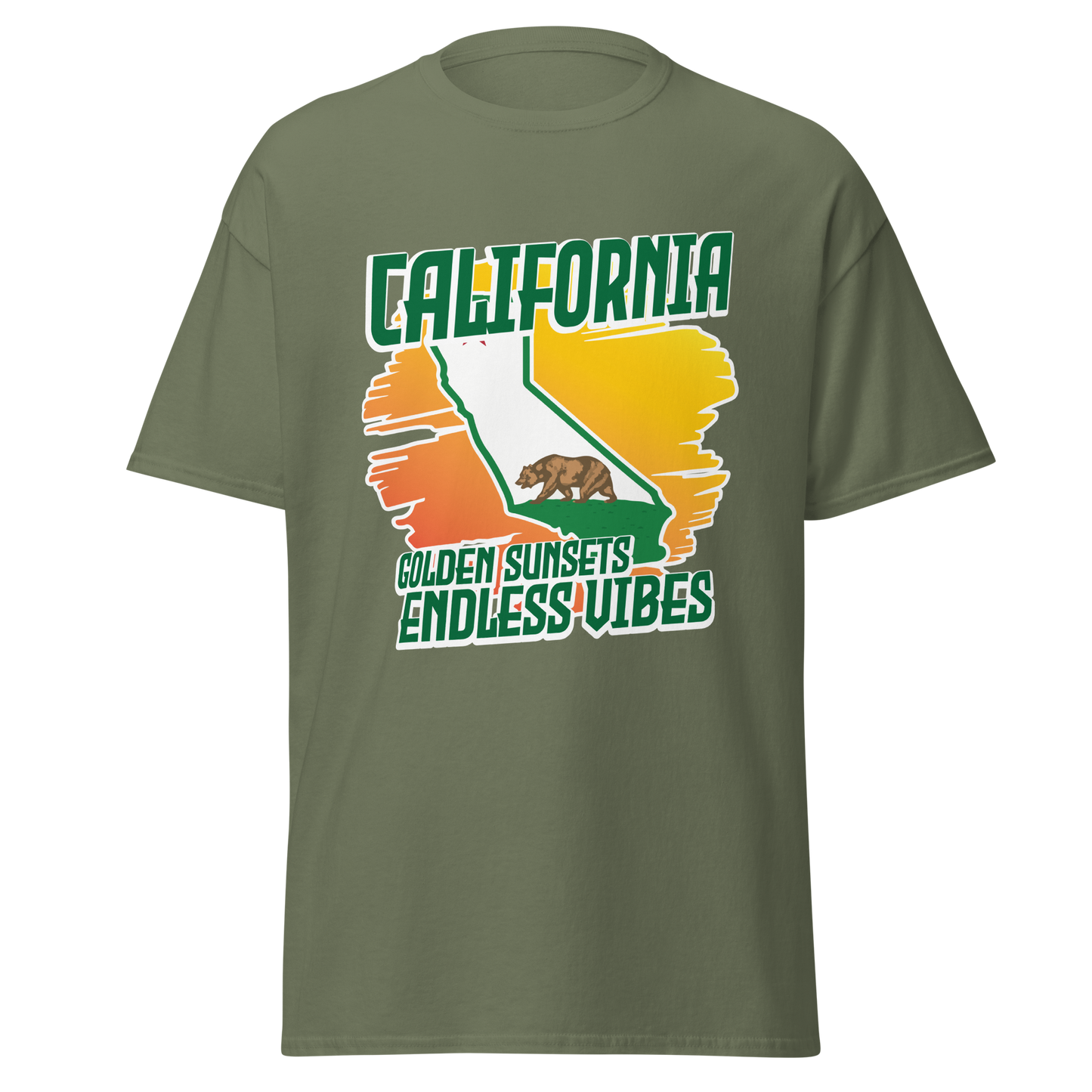 ${California State - Unisex t-shirt} ${USA Love California State Unisex t-shirt} ${xadaprints.com} ${XADA PRINTS}