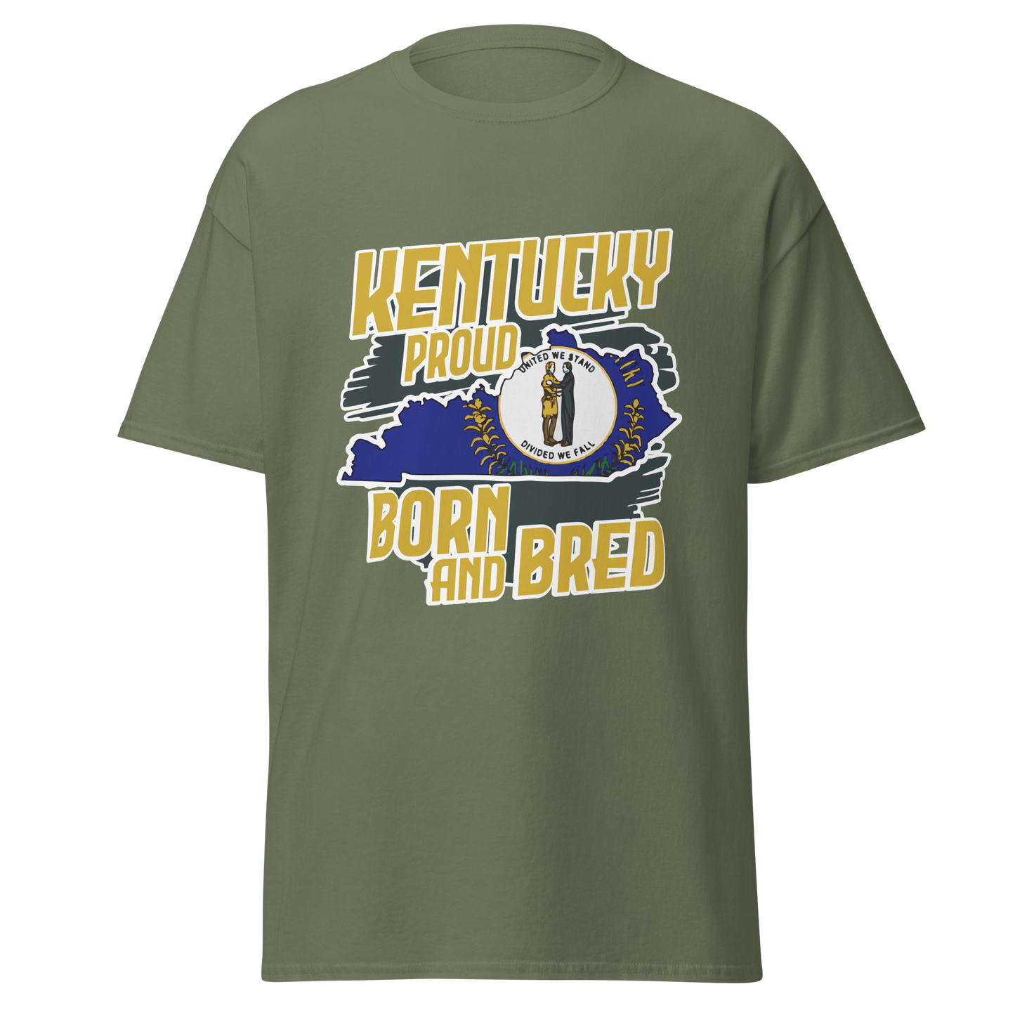 ${Kentucky State - Unisex t-shirt} ${USA Love Kentucky State Unisex t-shirt} ${xadaprints.com} ${XADA PRINTS}
