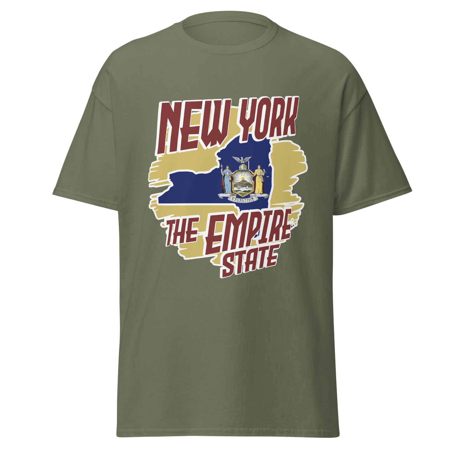 ${New York State - Unisex t-shirt} ${USA Love New York State Unisex t-shirt} ${xadaprints.com} ${XADA PRINTS}