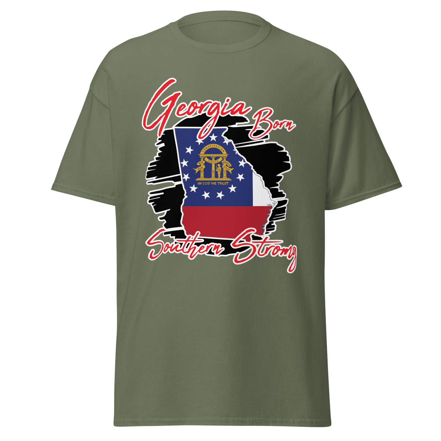 ${Georgia State - Unisex t-shirt} ${USA Love Georgia State Unisex t-shirt} ${xadaprints.com} ${XADA PRINTS}