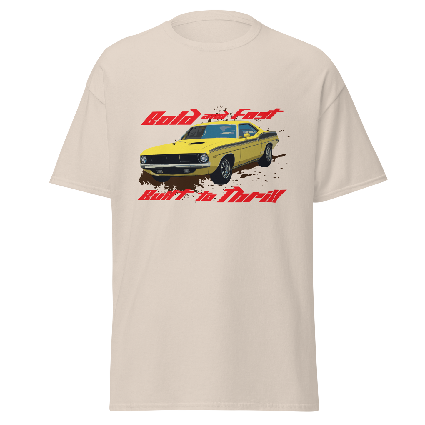 ${Plymouth Cuda Unisex t-shirt} ${Muscle Car Plymouth Cuda Unisex t-shirt} ${xadaprints.com} ${XADA PRINTS}