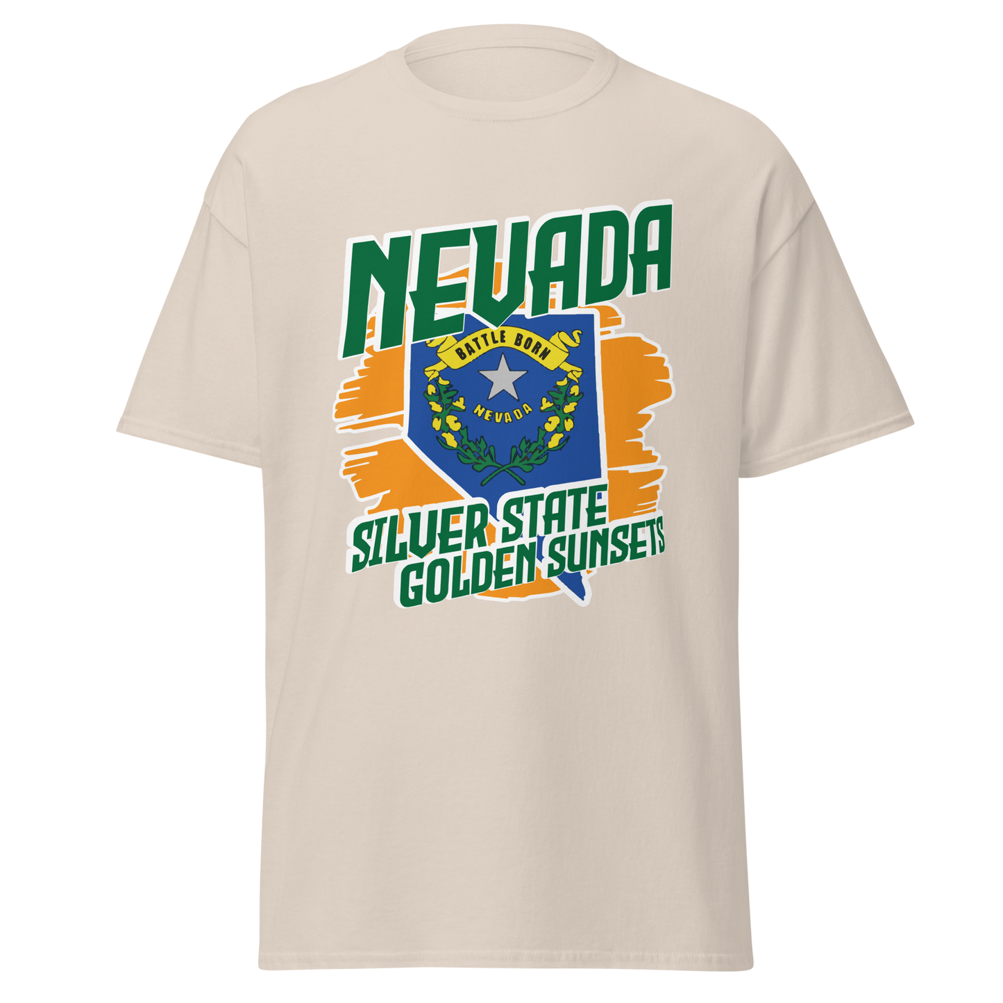 ${Nevada State - Unisex t-shirt} ${USA Love Nevada State Unisex t-shirt} ${xadaprints.com} ${XADA PRINTS}