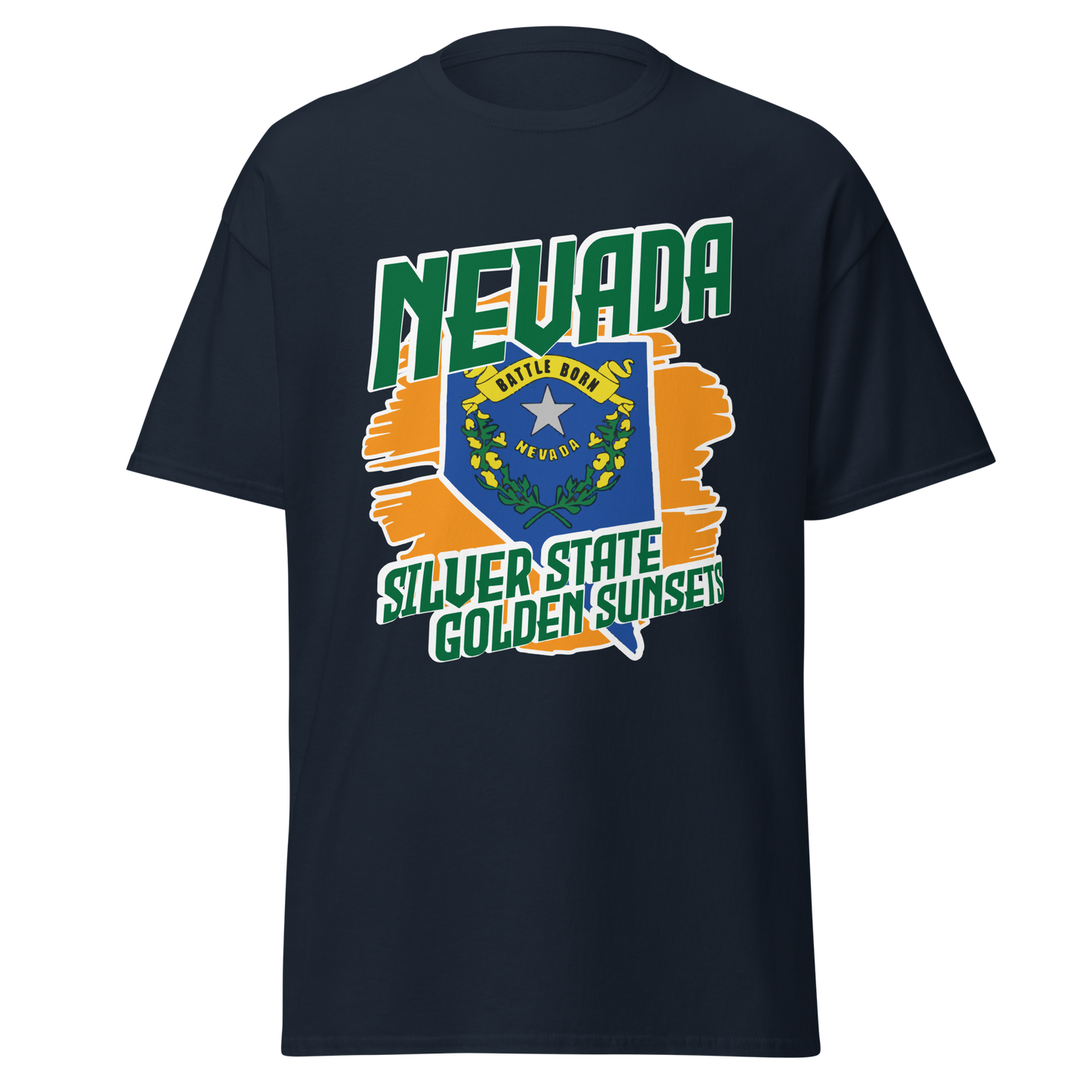 ${Nevada State - Unisex t-shirt} ${USA Love Nevada State Unisex t-shirt} ${xadaprints.com} ${XADA PRINTS}