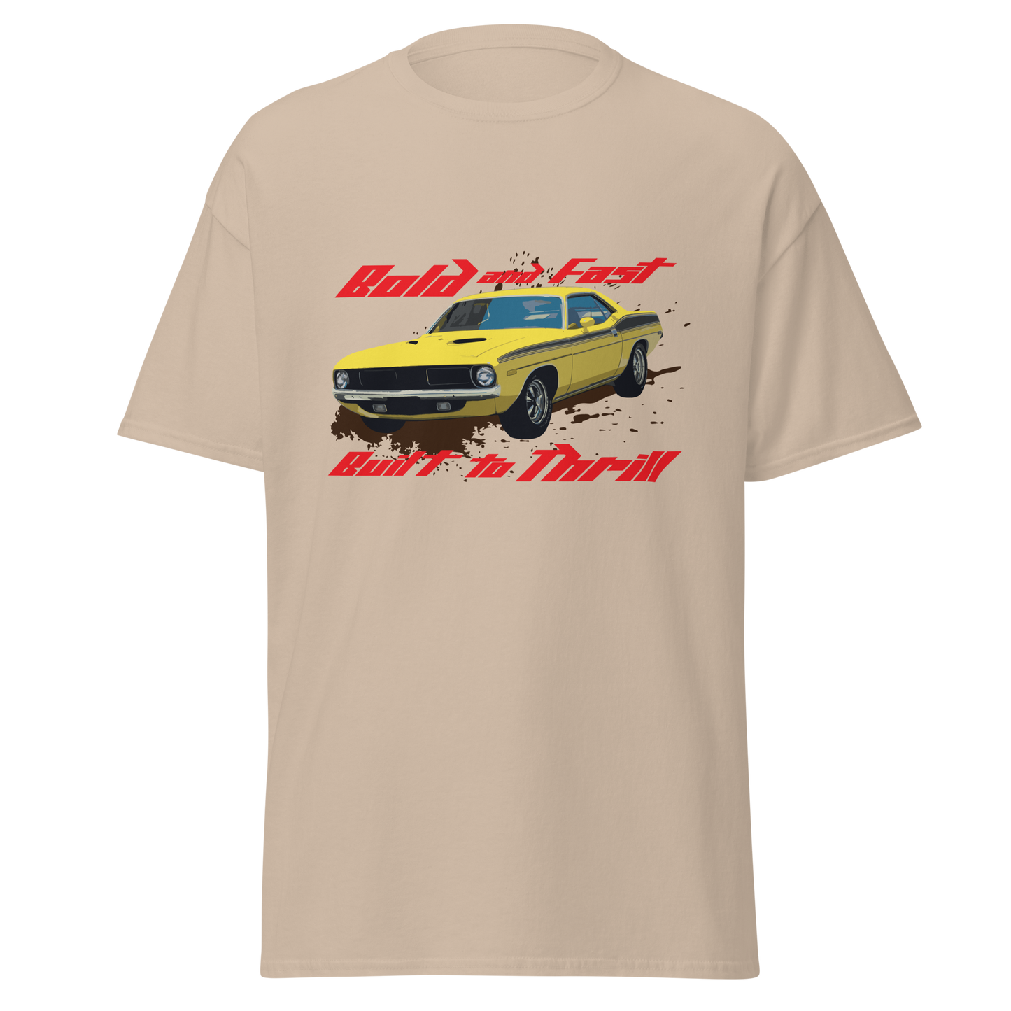 ${Plymouth Cuda Unisex t-shirt} ${Muscle Car Plymouth Cuda Unisex t-shirt} ${xadaprints.com} ${XADA PRINTS}