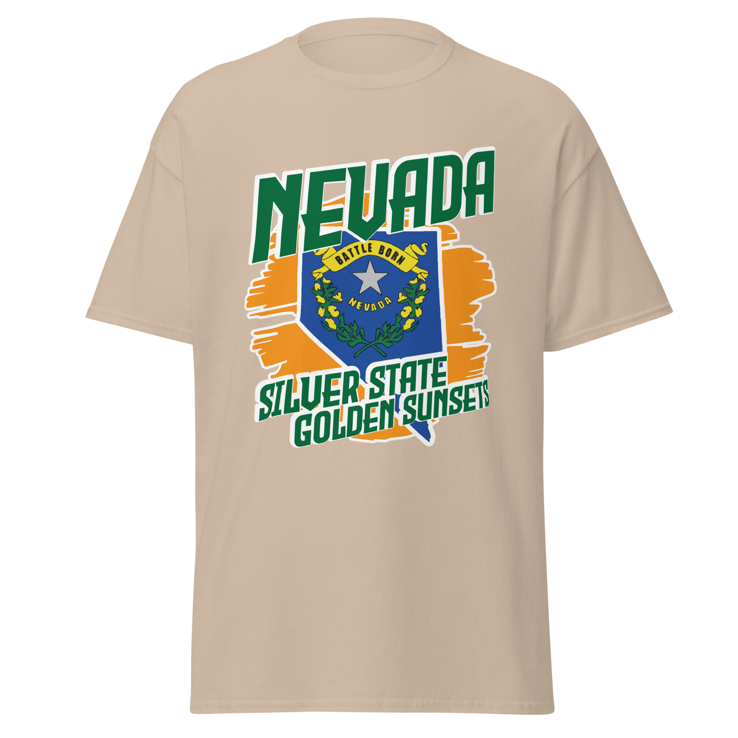 ${Nevada State - Unisex t-shirt} ${USA Love Nevada State Unisex t-shirt} ${xadaprints.com} ${XADA PRINTS}