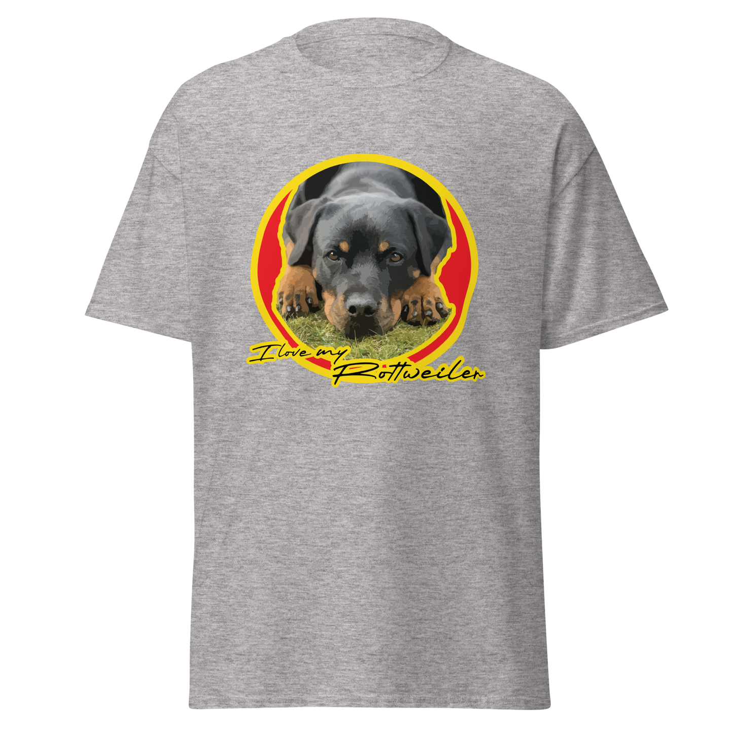 ${Rottweiler Unisex t-shirt} ${Pet Lovers Rottweiler Unisex t-shirt} ${xadaprints.com} ${XADA PRINTS}