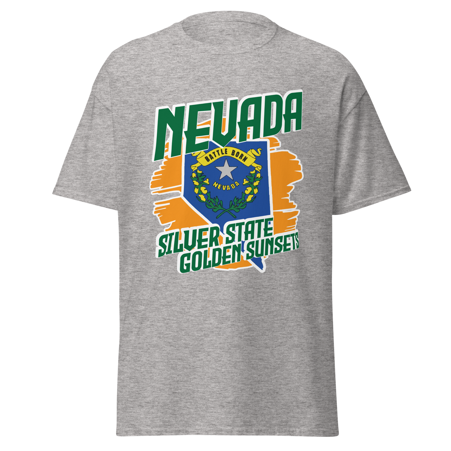 ${Nevada State - Unisex t-shirt} ${USA Love Nevada State Unisex t-shirt} ${xadaprints.com} ${XADA PRINTS}