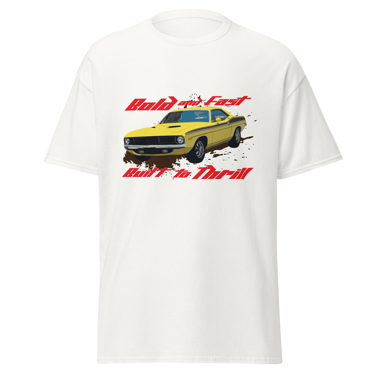 ${Plymouth Cuda Unisex t-shirt} ${Muscle Car Plymouth Cuda Unisex t-shirt} ${xadaprints.com} ${XADA PRINTS}